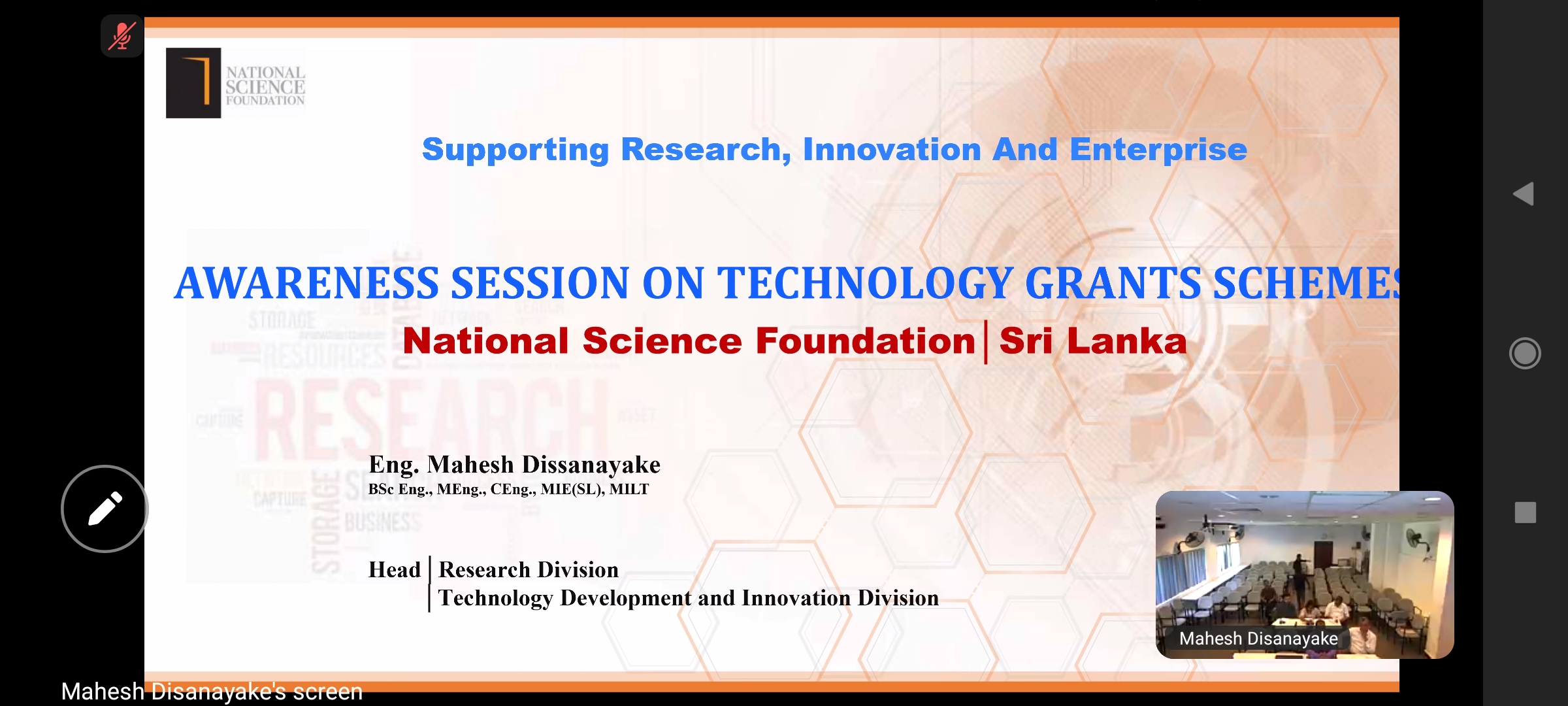 NSF empowers Science and Technology Officers of ‘Vidatha’ Centers to foster grassroot innovations and intermediate technology development 
