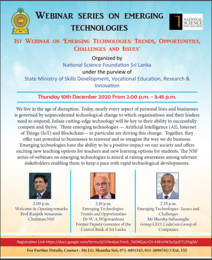 Webinar on Emerging Technologies