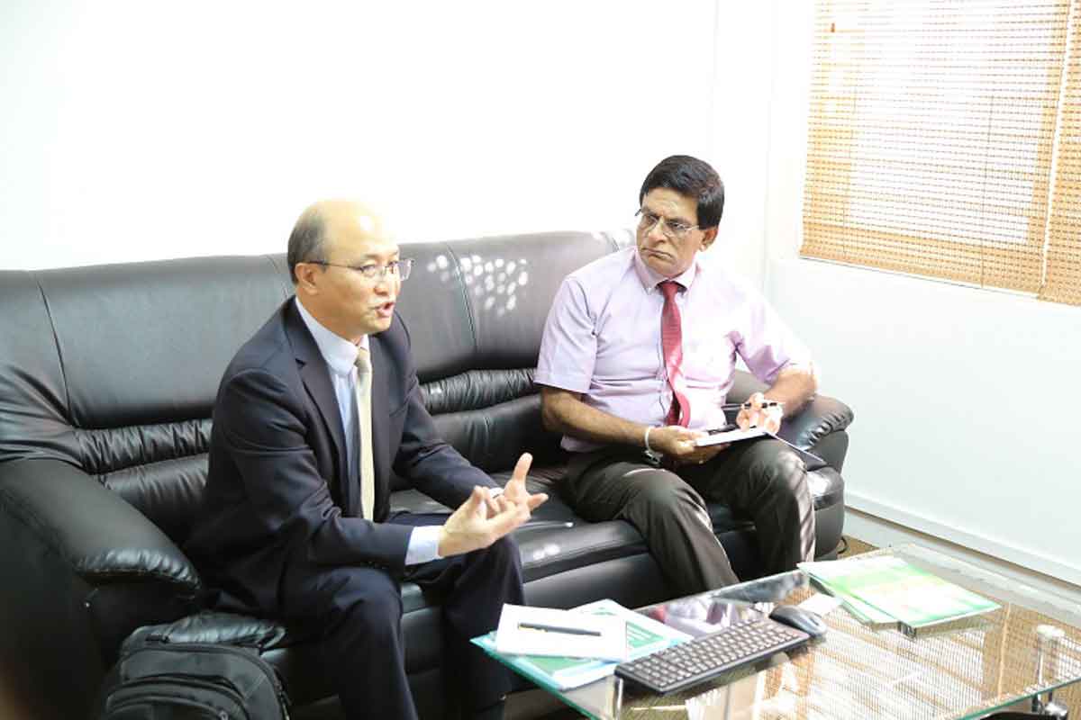 Meeting with Dr Kim Sungchol of World Health Organization